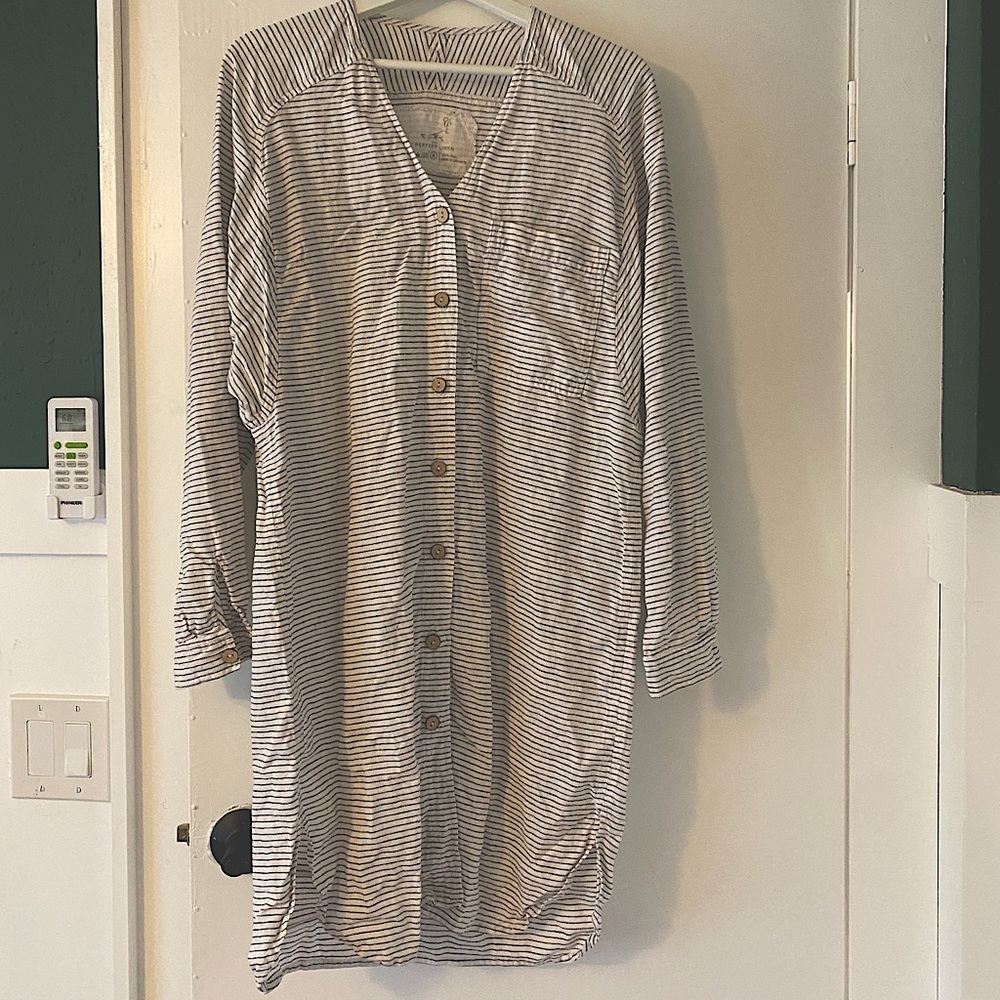LIVORNO Oversized Linen Shirt
